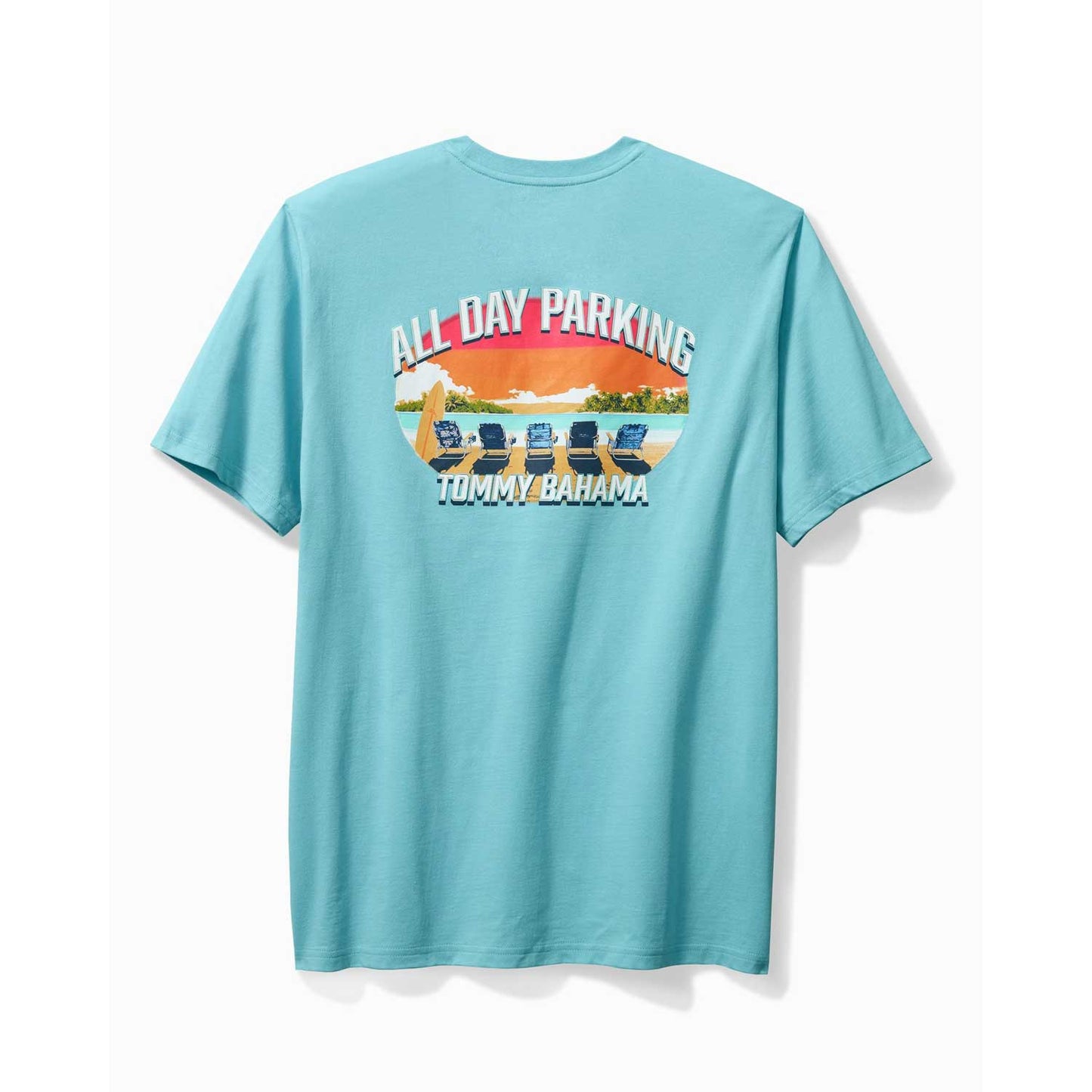 Tommy Bahama All Day Parking Graphic T-Shirt - Milky Blue