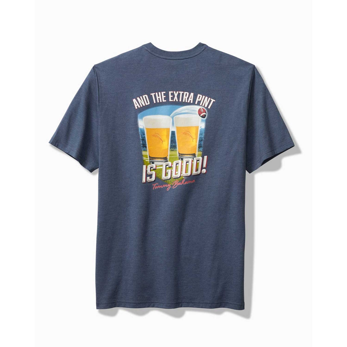 Tommy Bahama And the Extra Pint Is Good Graphic Football T-Shirt