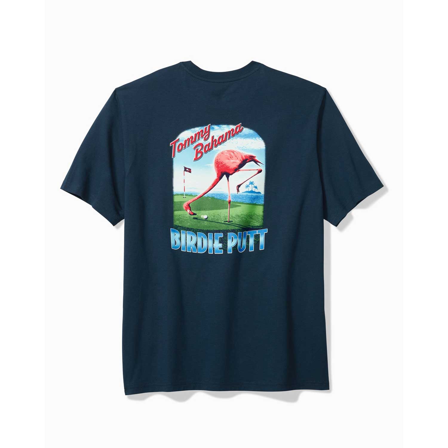 Tommy Bahama Birdie Putt Graphic Pocket T-Shirt - Navy - BeachToBlvd