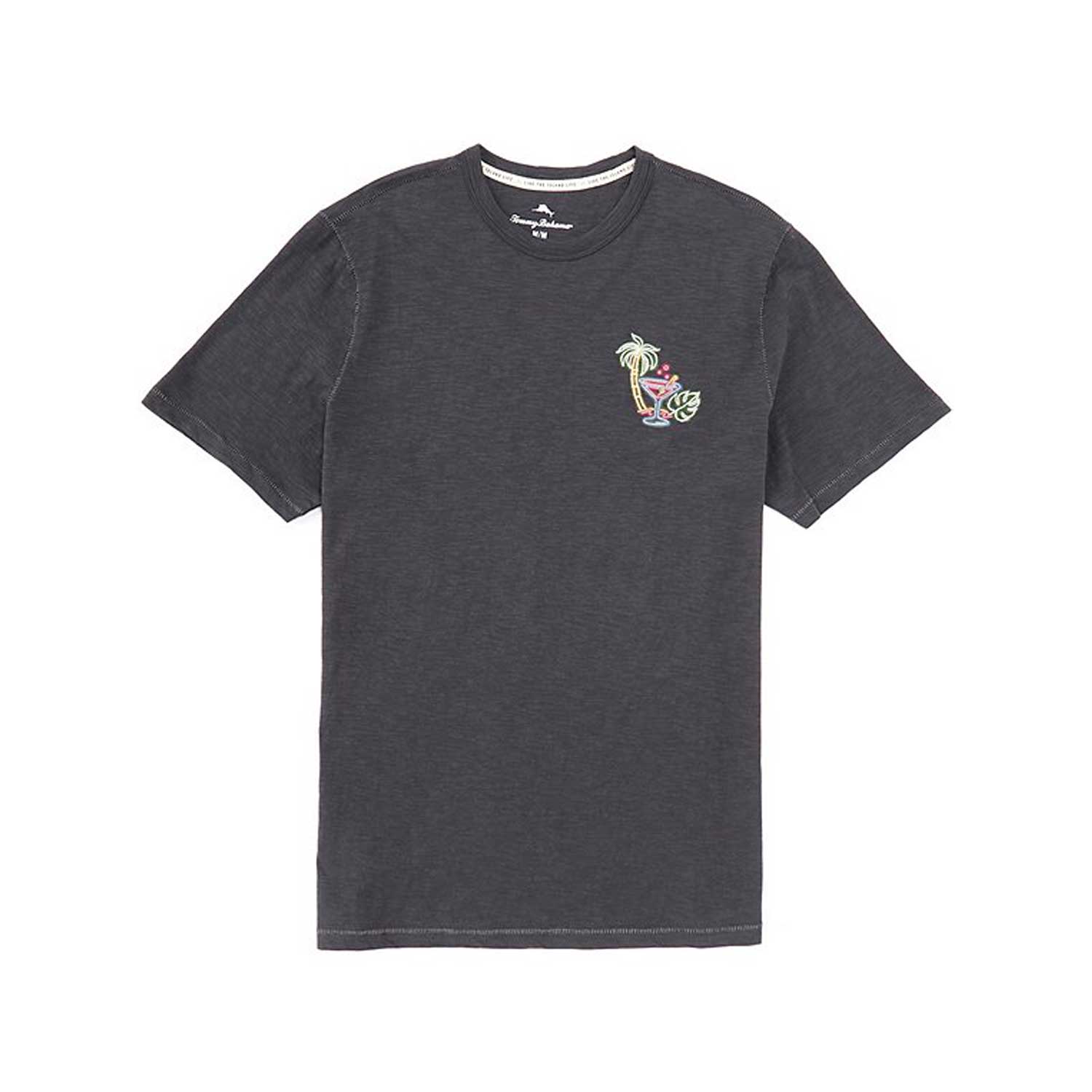 Tommy Bahama Neon Wave Lux T-Shirt - Coal - BeachToBlvd