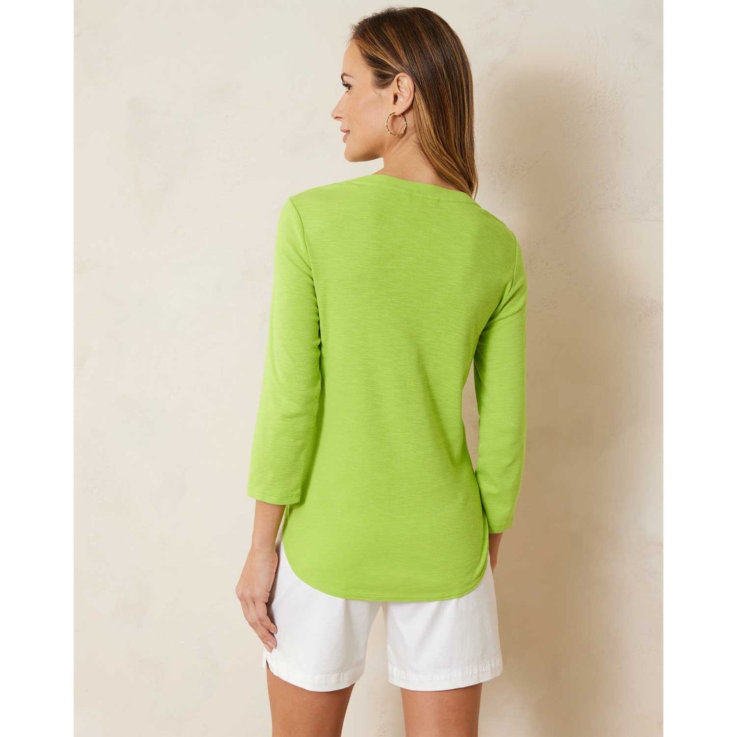 Tommy Bahama Ashby Isles Rib 3/4 Sleeve Tee