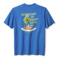 Tommy Bahama Rumbuddy Up There Likes Me Tee T-Shirt - Palace Blue Heathered - BeachToBlvd