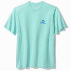 Tommy Bahama Resistance Training Graphic T-Shirt - Blue Swell Heather - BeachToBlvd