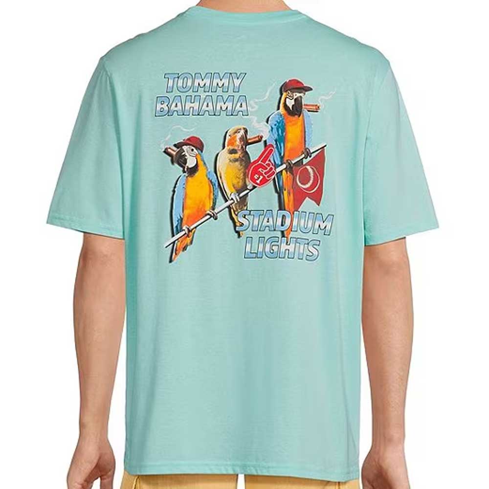 Tommy Bahama Stadium Lights Pocket Tee T-Shirt - Blue Swell