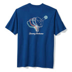 Tommy Bahama Bainbridge Match Pickleball Tee T-Shirt - Dark Blue Muse - BeachToBlvd