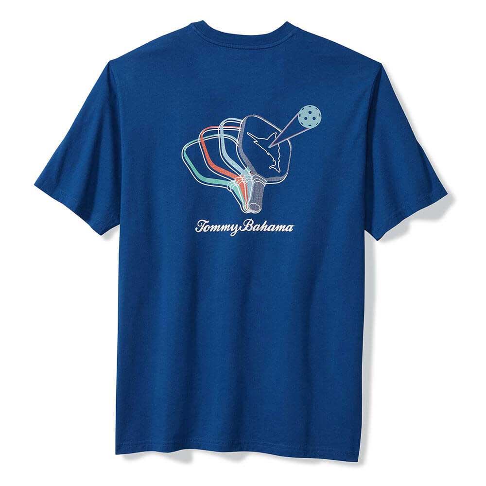 Tommy Bahama Bainbridge Match Pickleball Tee T-Shirt - Dark Blue Muse - BeachToBlvd