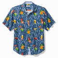 Tommy Bahama Tide One On Silk Camp Shirt - Dockside Blue - BeachToBlvd