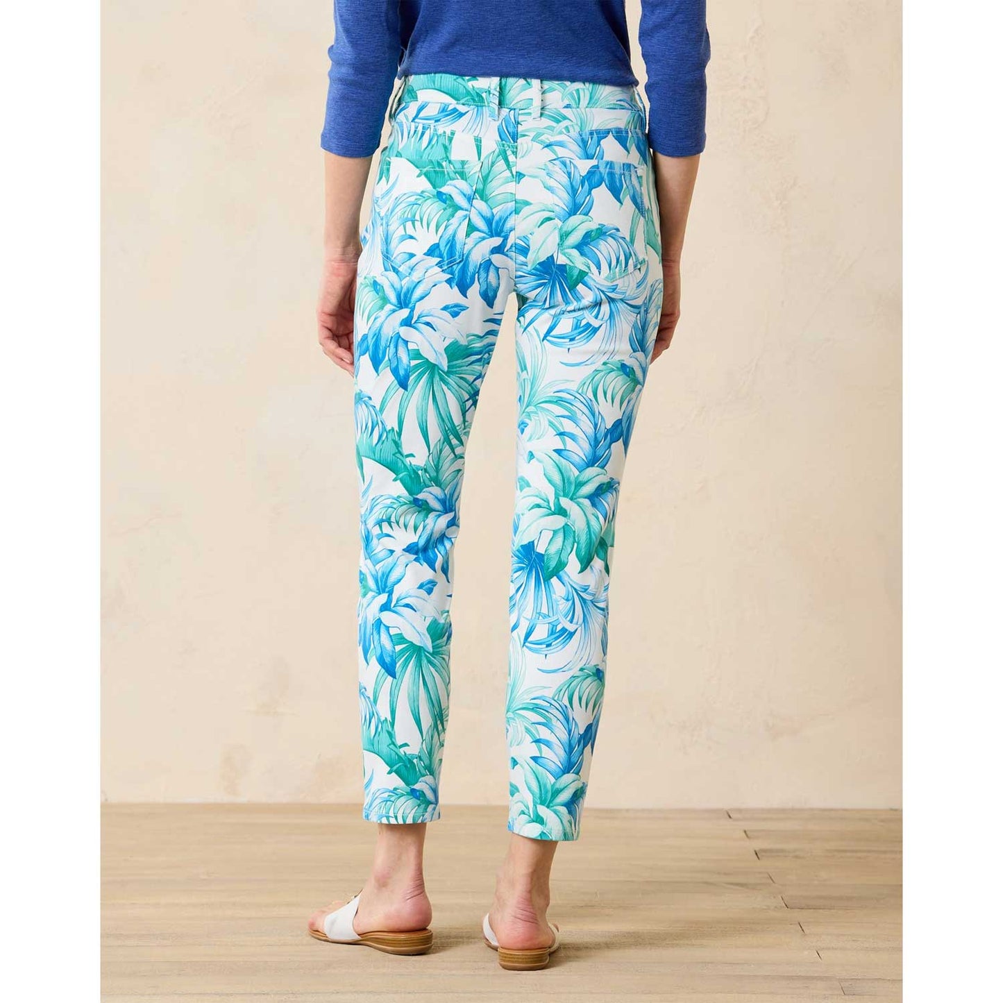 Tommy Bahama Boracay Beach Legendary Leaves Women's High-Rise Ankle Jeans