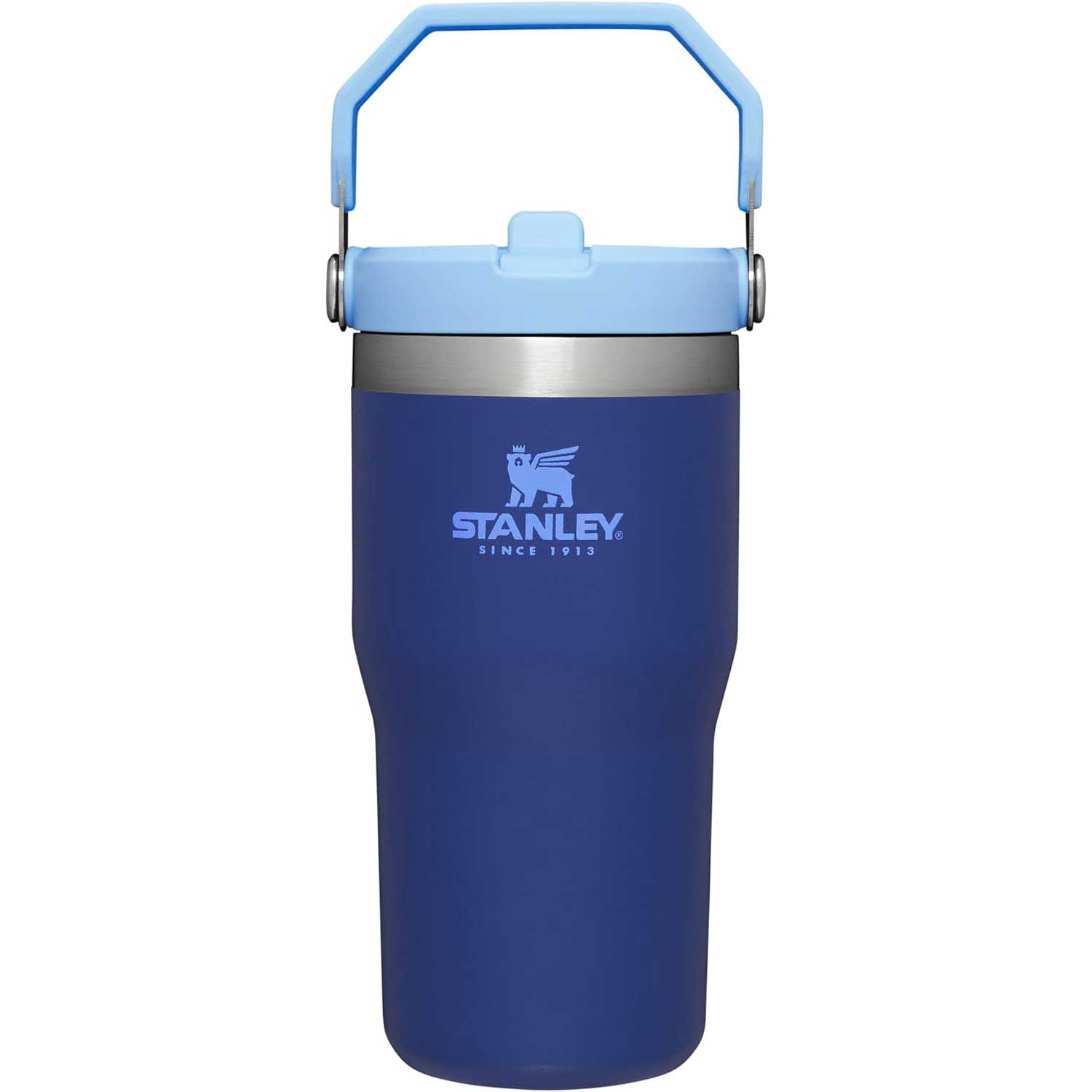 Stanley The Iceflow Classic Flip Straw Tumbler 20 Ounce - Lapis - BeachToBlvd