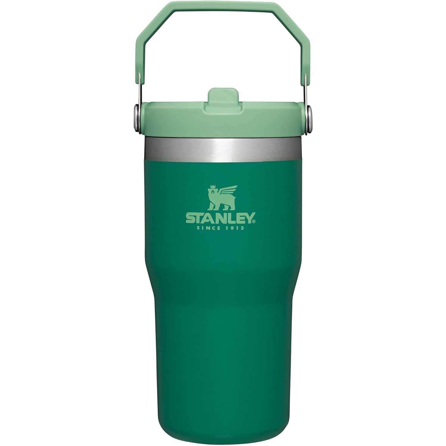 Stanley The Iceflow Classic Flip Straw Tumbler 20 Ounce - Dark Green - BeachToBlvd