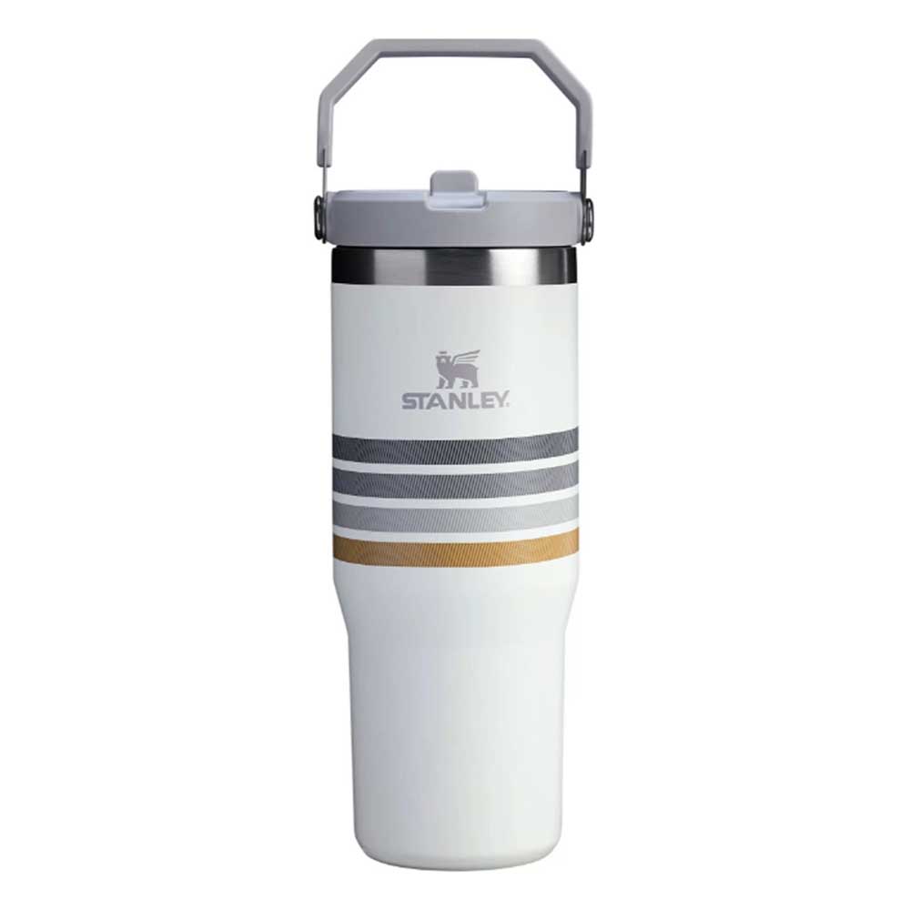 Stanley The Varsity Iceflow Flip Straw Tumbler 30 oz - Cream Ash Stripe