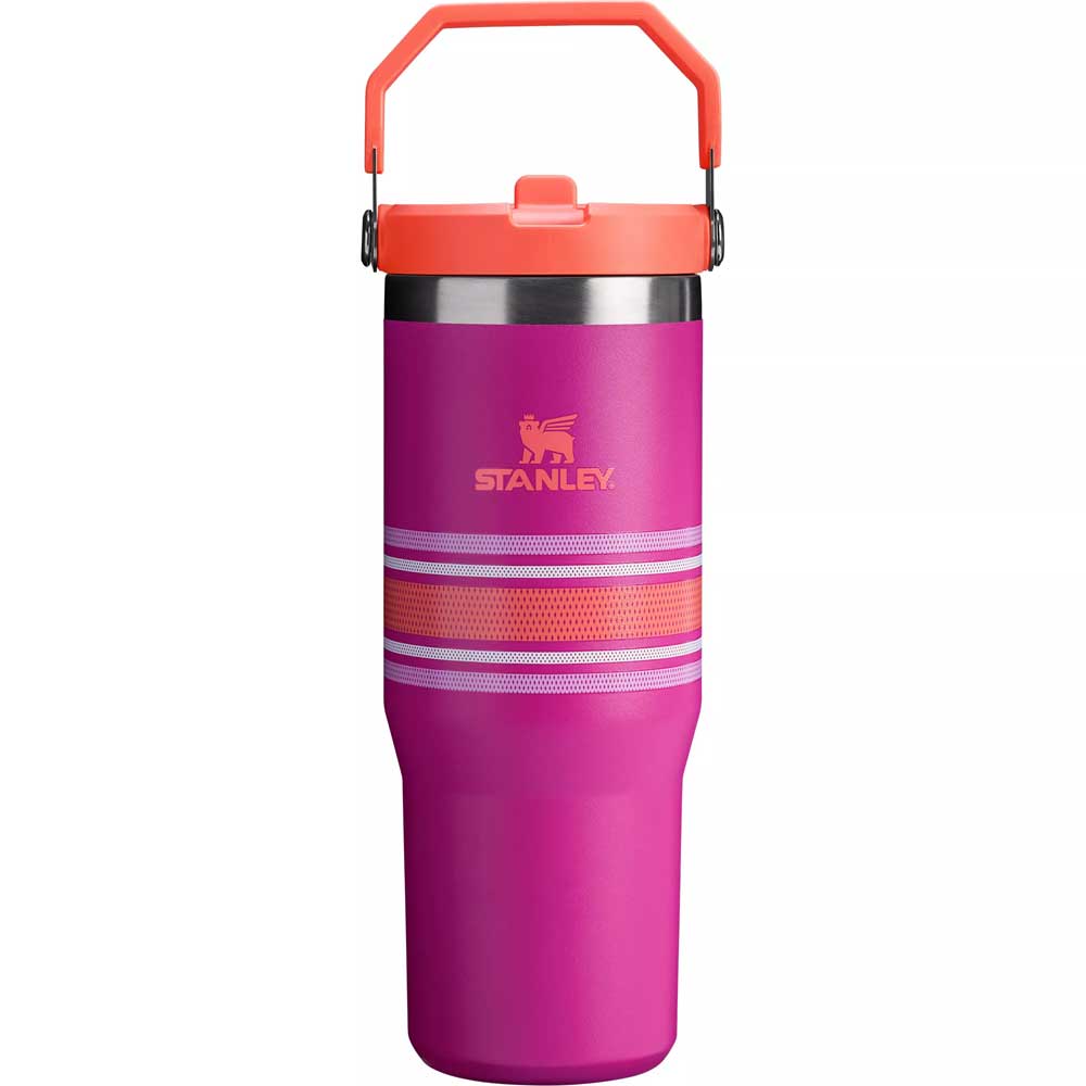 Stanley The Varsity Iceflow Flip Straw Tumbler 30 oz - Fuchsia Mesh