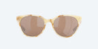Costa Isla 06S2008 - Shiny Seashell/ Copper Silver Mirror Polarized Glass