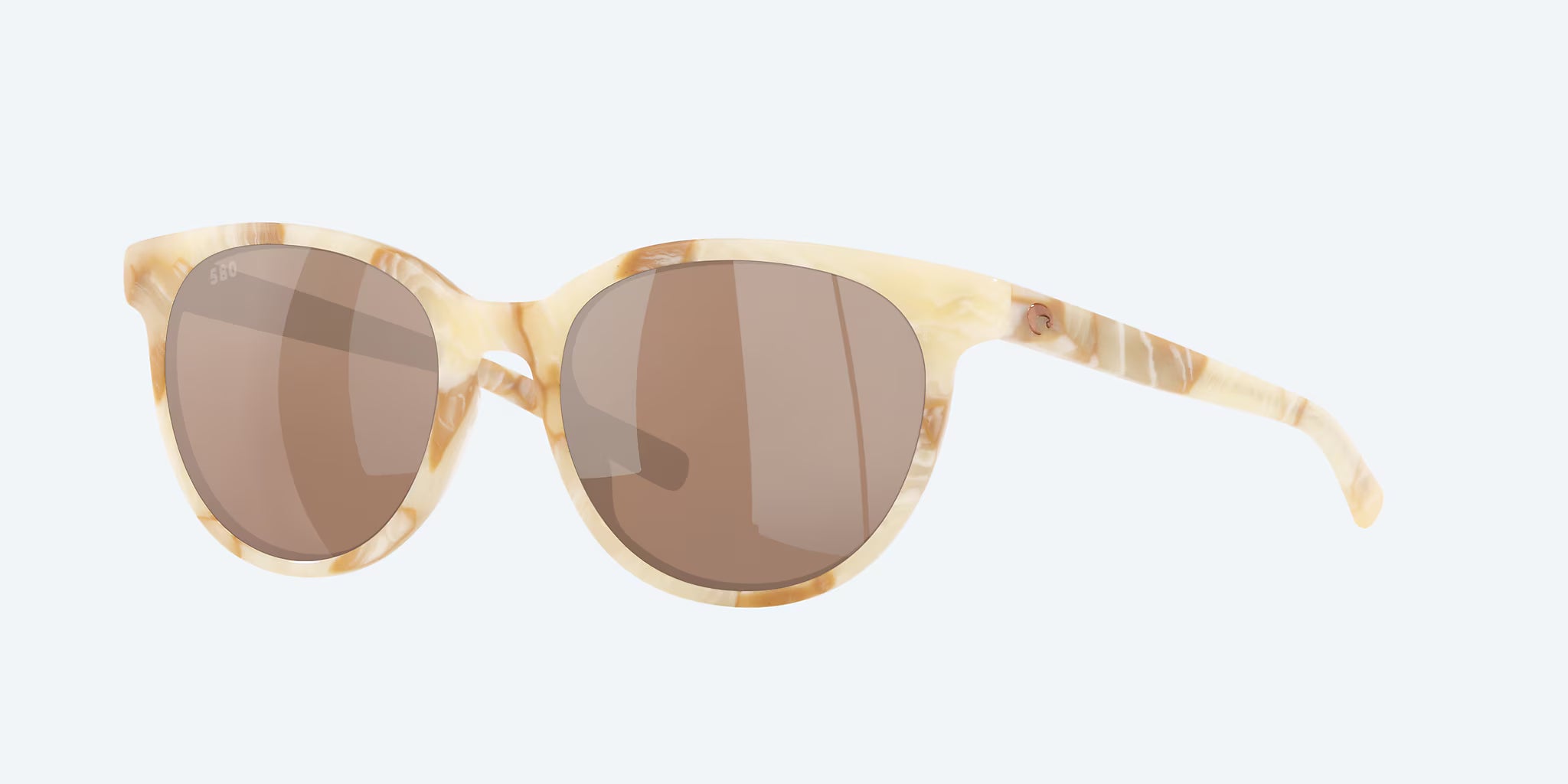 Costa Isla 06S2008 - Shiny Seashell/ Copper Silver Mirror Polarized Glass