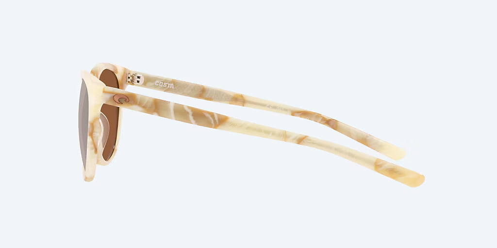 Costa Isla 06S2008 - Shiny Seashell/ Copper Silver Mirror Polarized Glass