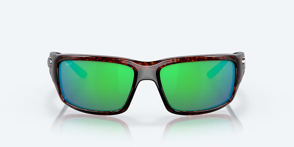Costa Sunglasses Fantail - Tortoise Frame w/ Green Mirror Lens