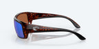 Costa Sunglasses Fantail - Tortoise Frame w/ Green Mirror Lens
