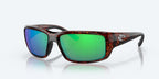 Costa Sunglasses Fantail - Tortoise Frame w/ Green Mirror Lens