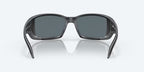 Costa Sunglasses Blackfin - Matte Black Frame W/ Blue Mirror Lens