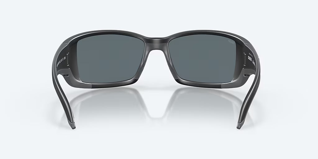 Costa Sunglasses Blackfin - Matte Black Frame W/ Blue Mirror Lens