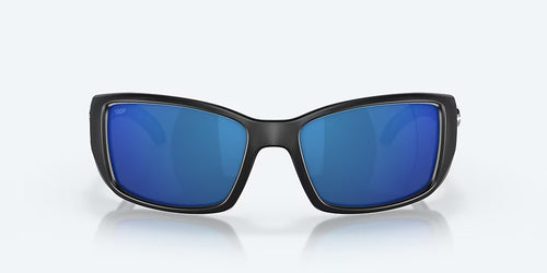 Costa Sunglasses Blackfin - Matte Black Frame W/ Blue Mirror Lens