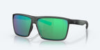 Costa Sunglasses Rincon - Matte Smoke Crystal Frame/Green Mirror Polarized Lens