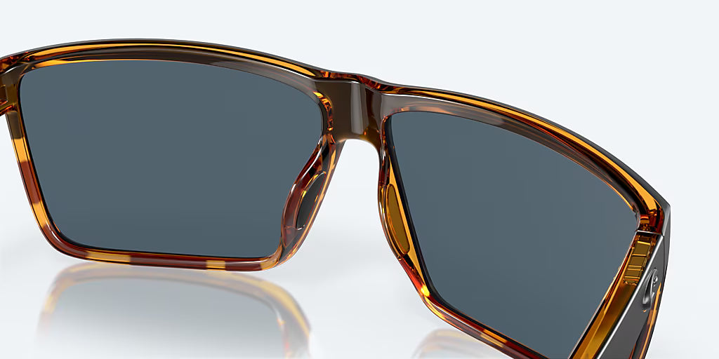Costa Sunglasses Rincon - Matte Black/Shiny Tortoise Frame W/Gray Lens - BeachToBlvd