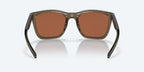 Costa Panga 06S9037 - Shiny Taupe Crystal/ Copper Silver Mirror Polarized Polycarbonate