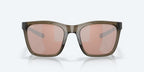 Costa Panga 06S9037 - Shiny Taupe Crystal/ Copper Silver Mirror Polarized Polycarbonate