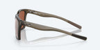 Costa Panga 06S9037 - Shiny Taupe Crystal/ Copper Silver Mirror Polarized Polycarbonate