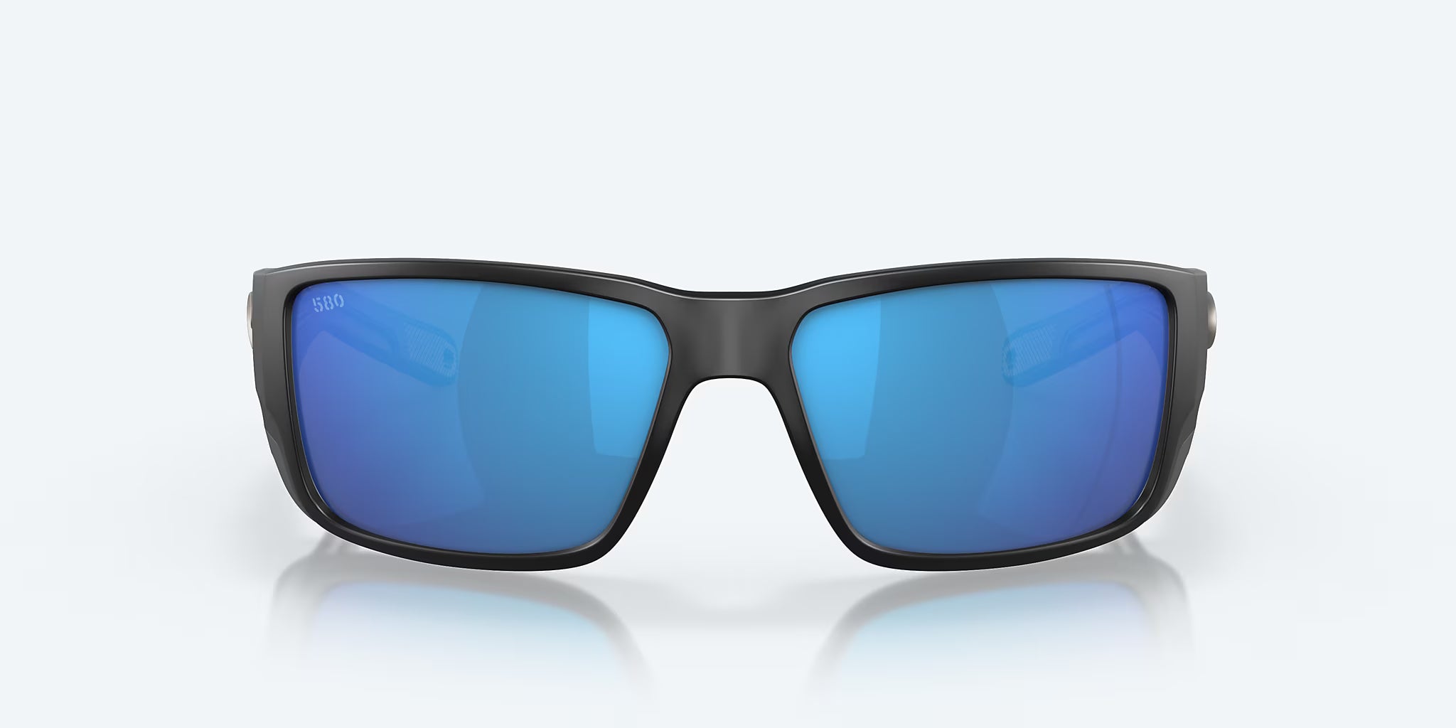 Costa Sunglasses Blackfin Pro - Matte Black Frame W/ Blue Mirror Lens
