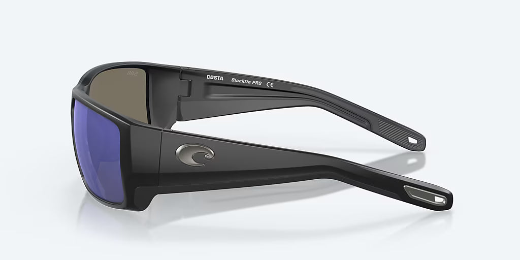 Costa Sunglasses Blackfin Pro - Matte Black Frame W/ Blue Mirror Lens