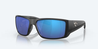 Costa Sunglasses Blackfin Pro - Matte Black Frame W/ Blue Mirror Lens