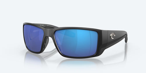 Costa Sunglasses Blackfin Pro - Matte Black Frame W/ Blue Mirror Lens