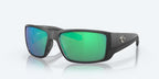 Costa Sunglasses Blackfin Pro - Matte Black Frame | Green Mirror Lens