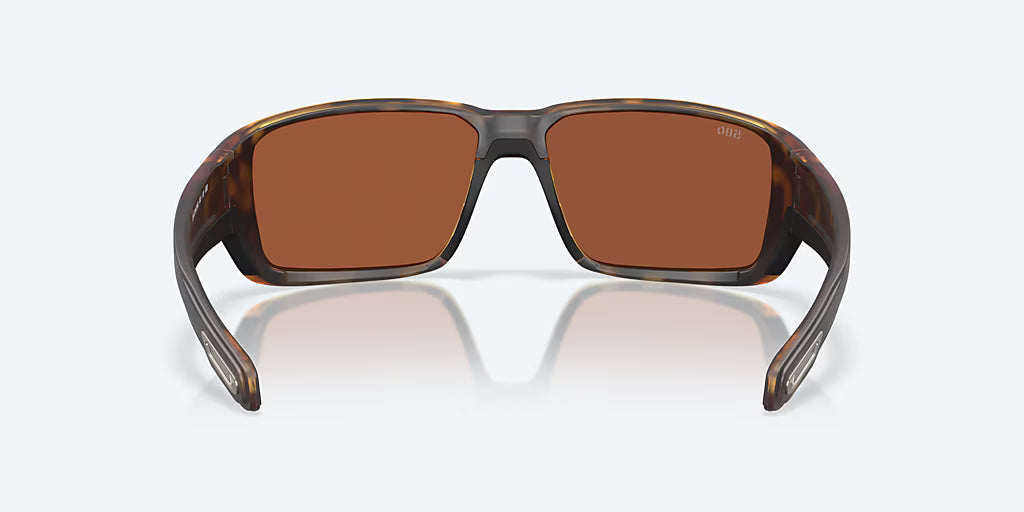 Costa Sunglasses Fantail PRO Polarized - Matte Tortoise Frame W/Green Mirror Glass Lens