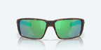 Costa Sunglasses Fantail PRO Polarized - Matte Tortoise Frame W/Green Mirror Glass Lens