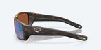 Costa Sunglasses Fantail PRO Polarized - Matte Tortoise Frame W/Green Mirror Glass Lens