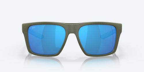 Costa Sunglasses Lido - Steel Gray Metallic W/ Blue Mirror Lens