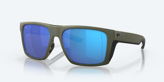 Costa Sunglasses Lido - Steel Gray Metallic W/ Blue Mirror Lens