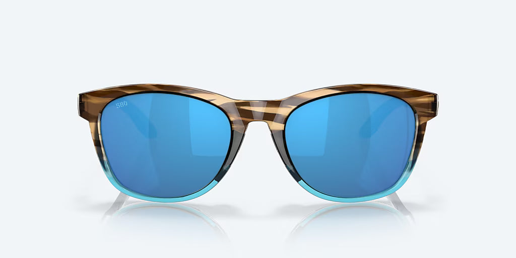Costa Aleta 06S9108- Wahoo/ Blue Mirror Polarized Glass