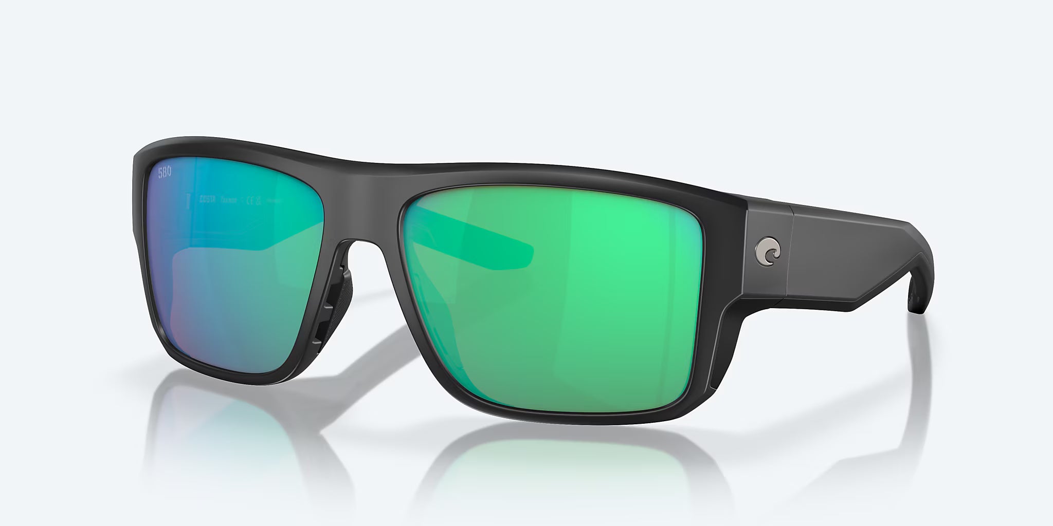 Costa Taxman 6S9116- Matte Black/ Green Mirror