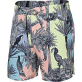 SAXX Oh Buoy 2n1 Volley 5inch Short Men's Grey Toucan Jungle Drawstring Swimwear