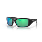 Costa Sunglasses Blackfin - Matte Black Frame W/Green Mirror Lens - BeachToBlvd