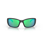 Costa Sunglasses Blackfin - Matte Black Frame W/Green Mirror Lens - BeachToBlvd