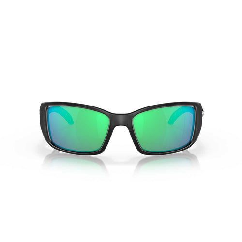 Costa Sunglasses Blackfin - Matte Black Frame W/Green Mirror Lens - BeachToBlvd