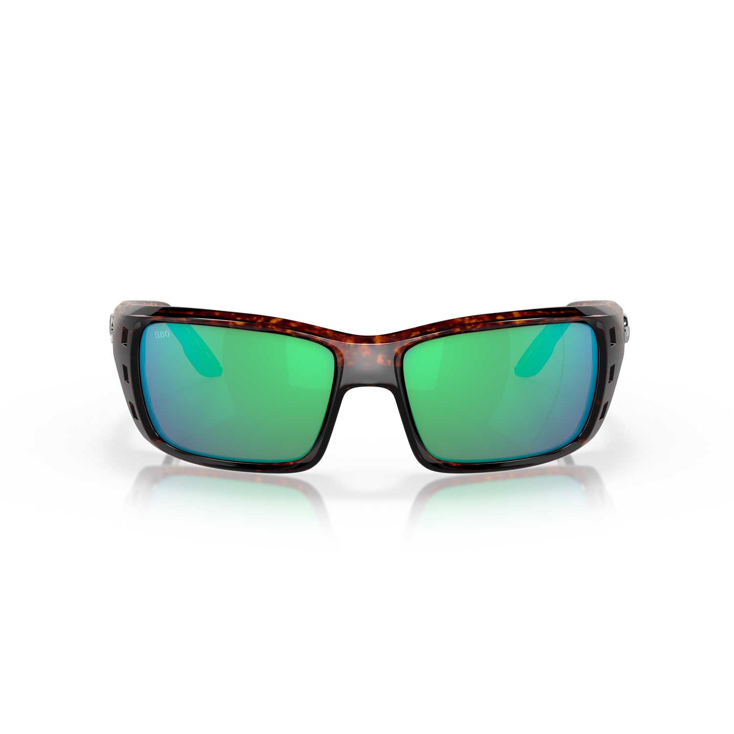 Costa Sunglasses Permit - Tortoise Frame w\ Green Mirror Polarized Glass Lens - BeachToBlvd