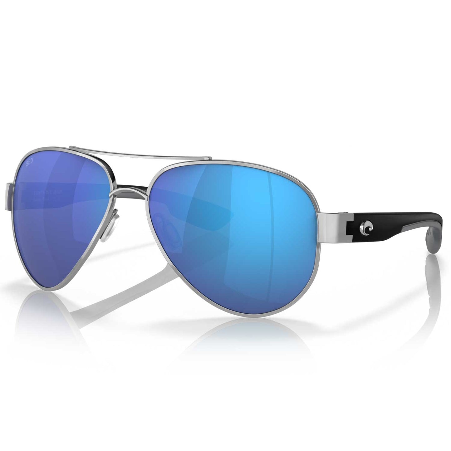 Costa South Point 21 Polarized Sunglasses - Palladium Frame / Blue Glass 580G Lens