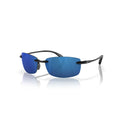 Costa Sunglasses Ballast - Shiny Black Frame - Blue Mirror Lens - BeachToBlvd