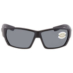 Costa Sunglasses Tuna Alley - Blackout Gray Frame w/ Gray Lens - BeachToBlvd